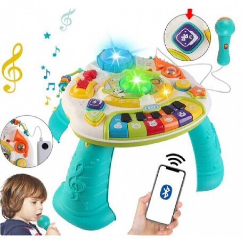Τραπεζάκι Δραστηριοτήτων με  Bluetooth & Μικρόφωνο/ Μουσική για 3+ Μηνών Lazarid 