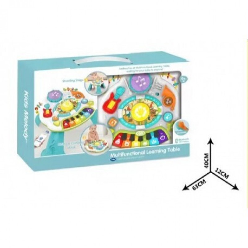 Τραπεζάκι Δραστηριοτήτων με  Bluetooth & Μικρόφωνο/ Μουσική για 3+ Μηνών Lazarid 
