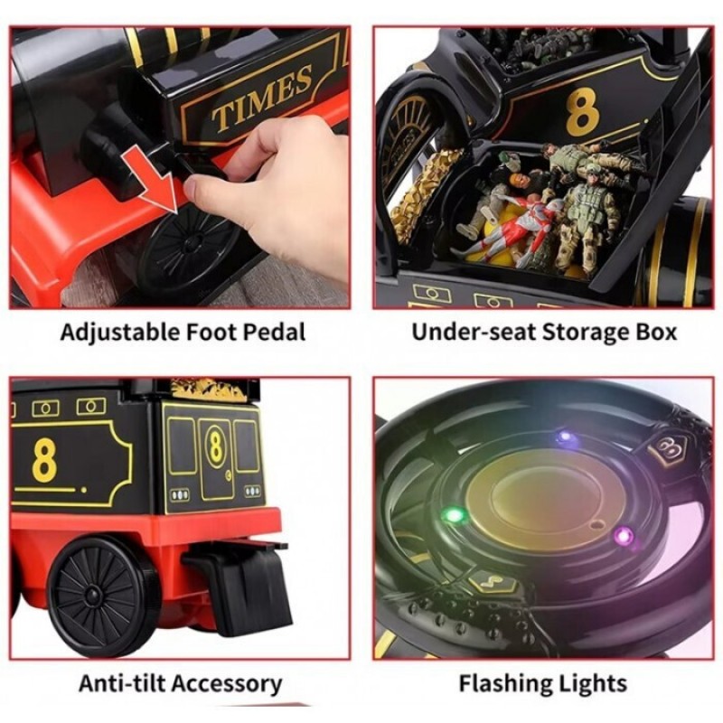  Παιδικό Ηλεκτροκίνητο Μονοθέσιο Τρενάκι 6 Volt