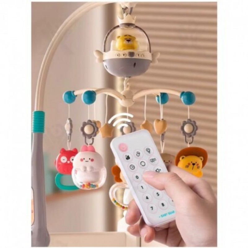 Μόμπιλε Κούνιας με Μουσική, Περιστροφή και Προτζέκτορα Bebe