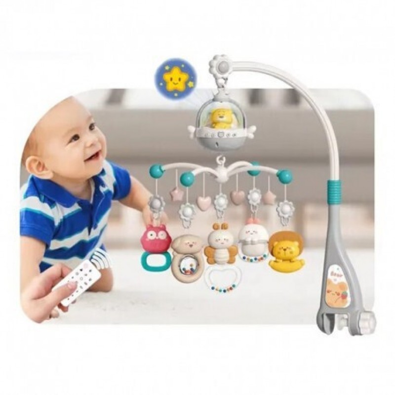 Μόμπιλε Κούνιας με Μουσική, Περιστροφή και Προτζέκτορα Bebe