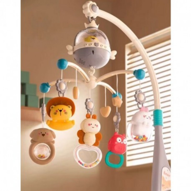 Μόμπιλε Κούνιας με Μουσική, Περιστροφή και Προτζέκτορα Bebe