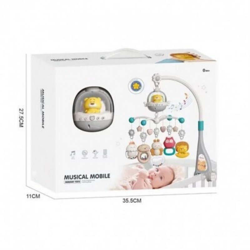 Μόμπιλε Κούνιας με Μουσική, Περιστροφή και Προτζέκτορα Bebe