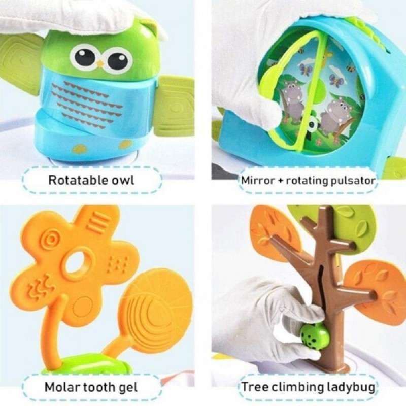 Πολυλειτουργικό Καρεκλάκι 3 σε 1 με Πιανάκι Χεριών/Ποδιών και Παιχνίδια