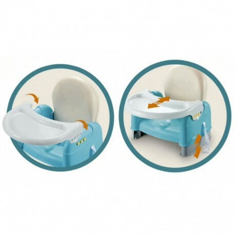 Φορητό Καρεκλάκι Φαγητού με Ρυθμιζόμενες Θέσεις lazarid