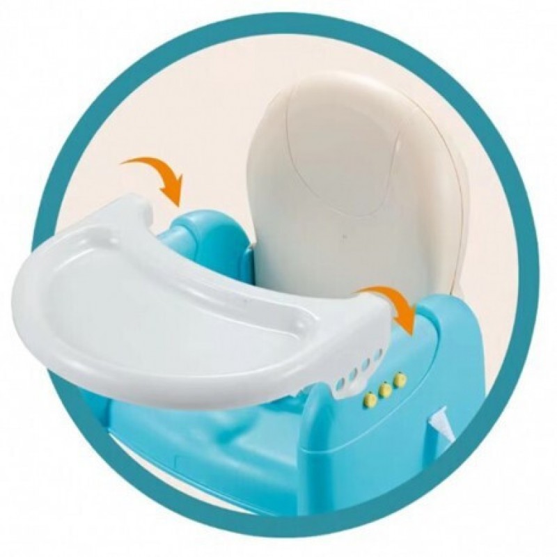 Φορητό Καρεκλάκι Φαγητού με Ρυθμιζόμενες Θέσεις lazarid