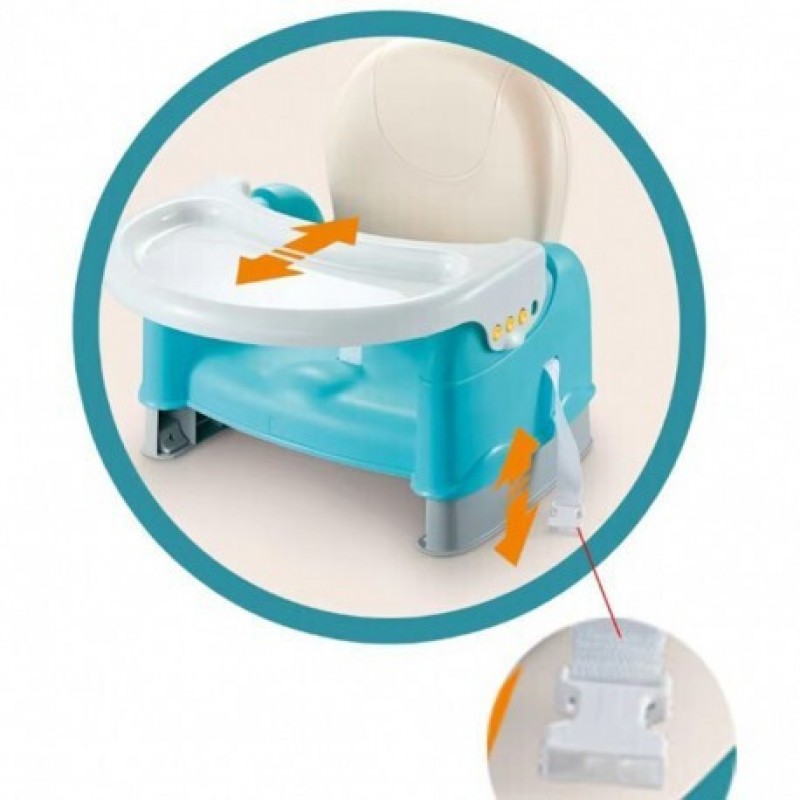 Φορητό Καρεκλάκι Φαγητού με Ρυθμιζόμενες Θέσεις lazarid