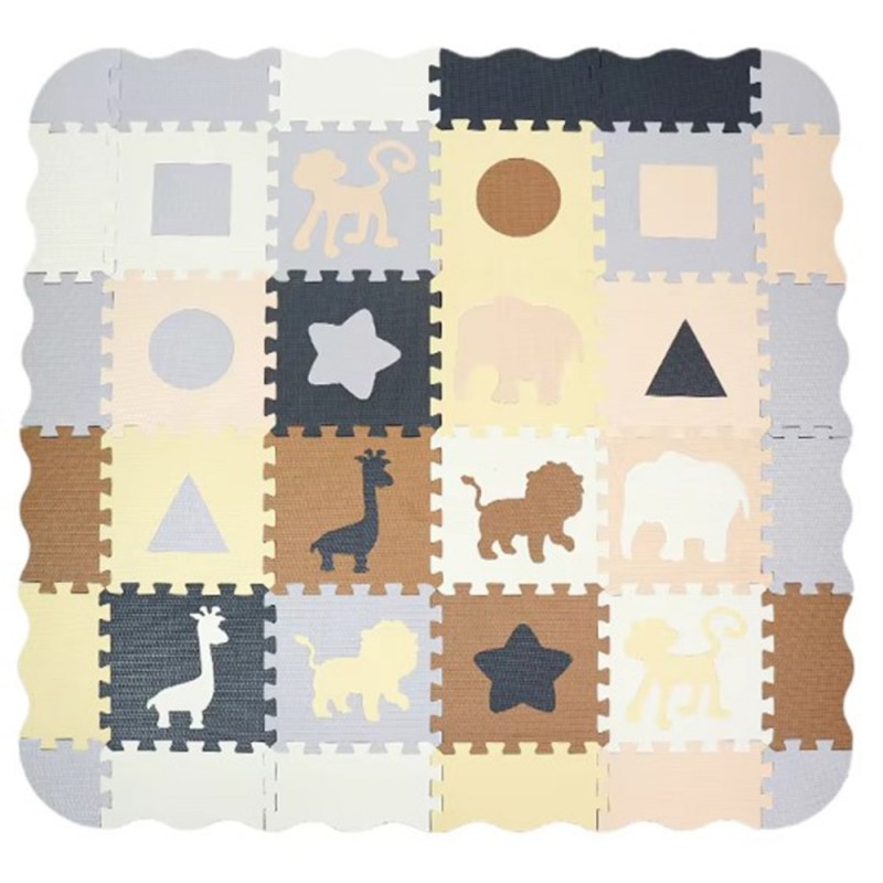 Αφρώδες Χαλάκι/Παζλ 16 τεμαχίων Lazarid 