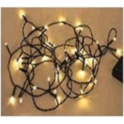 LED Φωτ΄ακια Μπαταρίας 80L Πράσινο Καλώδιο Θερμό Λευκό 8m Mε 10 TRY ME Epam