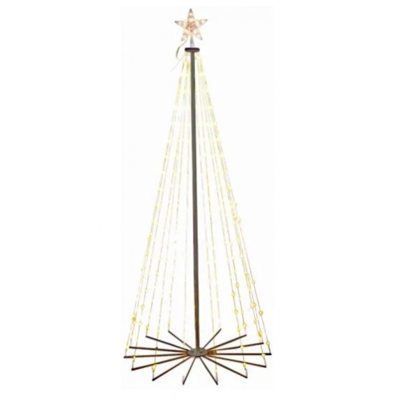 Φωτιζόμενο Δέντρο 520L 1.8m Θερμό Λευκό 80cm Διάμετρος Epam