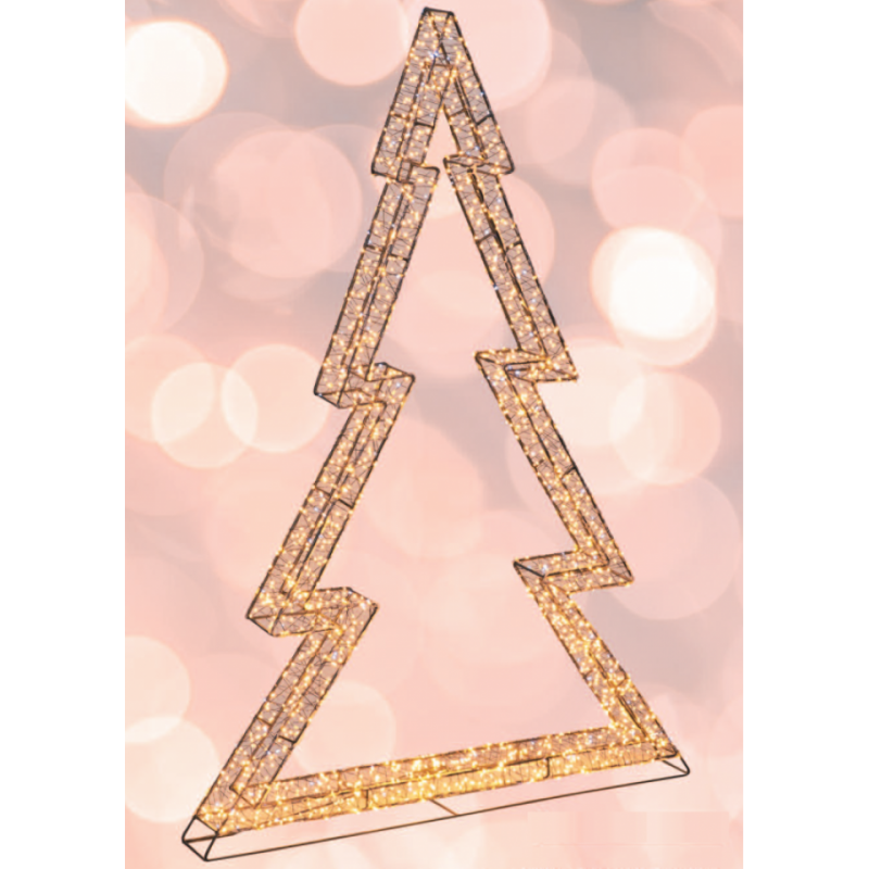 Περίγραμμα Δέντρο 5000LΤρισδιάστατο Θερμό Λευκό 68x8x100cm Epam