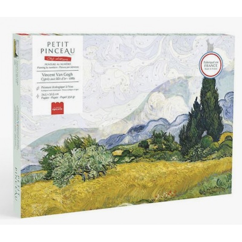 Ζωγραφική Με Αριθμούς Cypresses with Golden Wheat - Vincent Van Gogh Petit Pinceau 