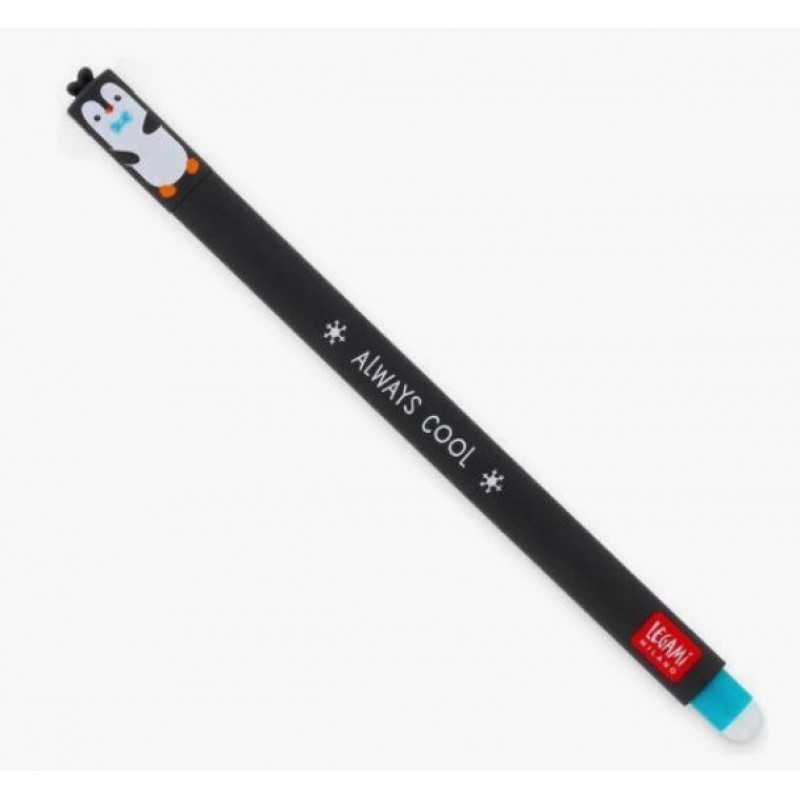 Στυλό Erasable Gel Penguin Τιρκουάζ Μελάνι Milano Legami 