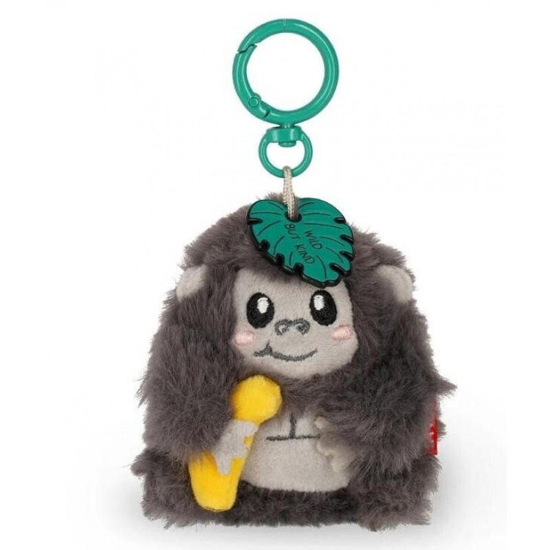 Λούτρινο Μπρελόκ Super Soft Plush Key Ring Gorilla Γορίλας Legami 