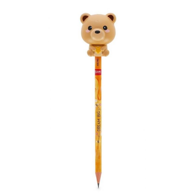Μολύβι Αντιστρές Teddy Bear HB Καφέ Milano Legami 