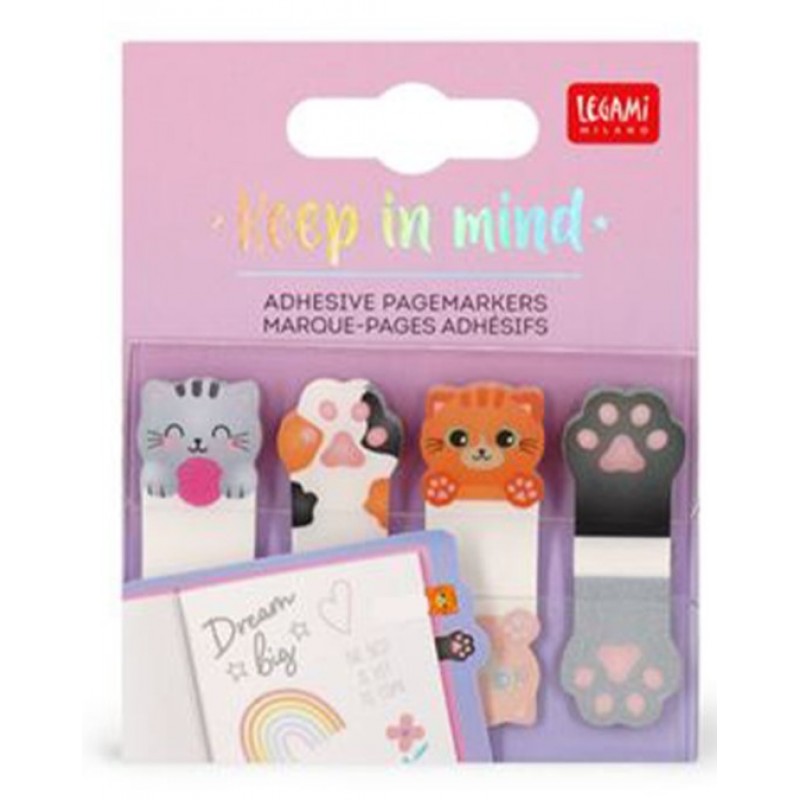 Αυτοκόλλητος Σελιδοδείκτης Keep in Mind Kitty Milano Legami 