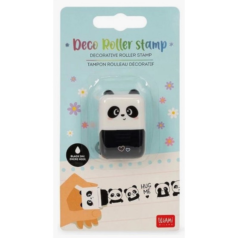 Σφραγίδες Teddy Panda Μαύρο Μελάνι Milano Legami 