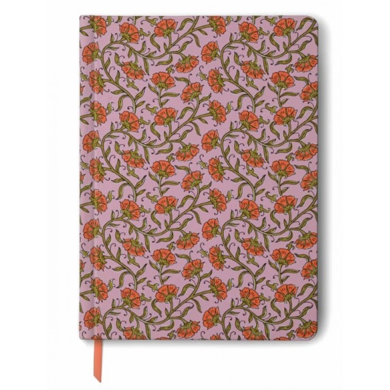 Σημειωματάριο Jumbo Soft Touch Journal - Pink Vintage Floral Legami