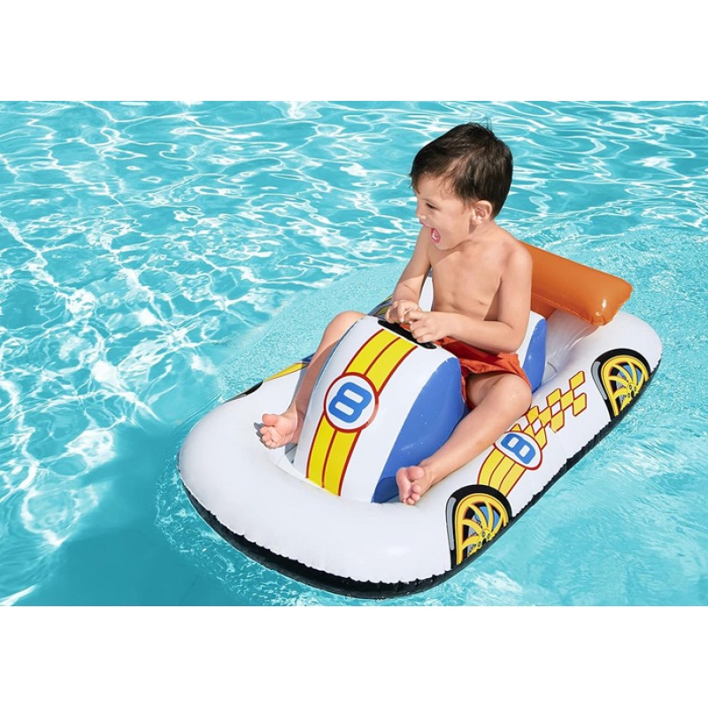 Παιδικό Φουσκωτό Ride On Θαλάσσης Jet Ski με Χειρολαβές Λευκό 110cm Bestway 