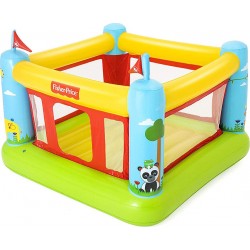 Φουσκωτό Bouncetastic Κάστρο με Τραμπολίνο για 3+ Ετών Fisher Price  175x173x135εκ