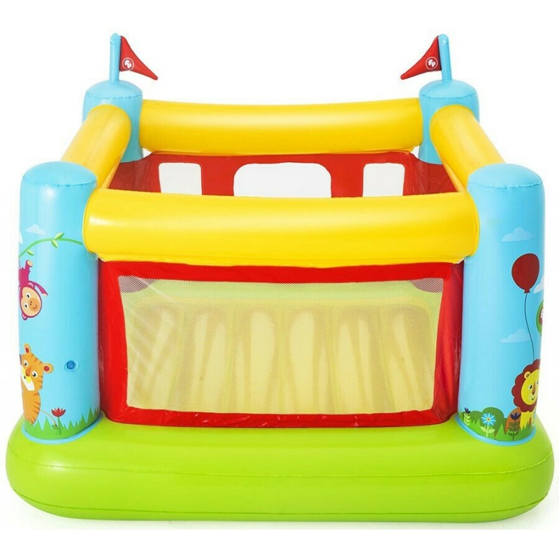 Φουσκωτό Bouncetastic Κάστρο με Τραμπολίνο για 3+ Ετών Fisher Price  175x173x135εκ