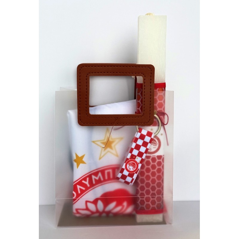 Σετ Τσάντα με Λαμπάδα και Backpack Σακίδιο Πλάτης ΟΛΥΜΠΙΑΚΟΣ