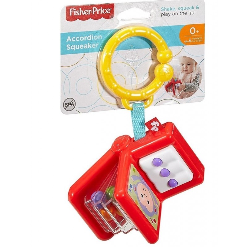 Κουδουνίστρα Ακορντεόν Για Νεογέννητα Fisher Price Mattel