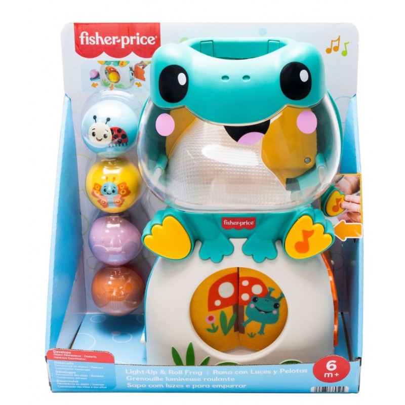 Μπάλα Frog Ball Pop Με Φως Και Ήχους Για 6+ Μηνών Fisher Price Mattel