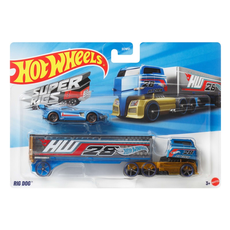 Σετ με Φορτηγό City Super Truck για 3+ Ετών (Διάφορα Σχέδια) Hot Wheels 
