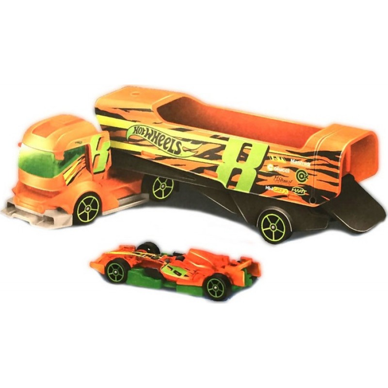 Σετ με Φορτηγό City Super Truck για 3+ Ετών (Διάφορα Σχέδια) Hot Wheels 