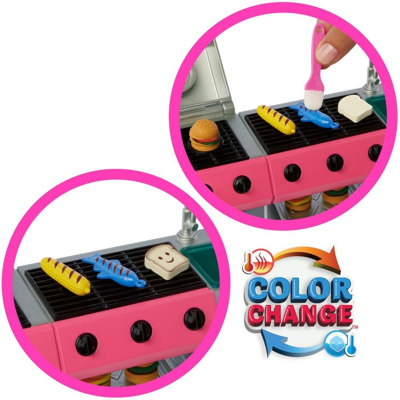 Barbie Νέο Τροχόσπιτο Όχημα για Κούκλες για 3+ Ετών