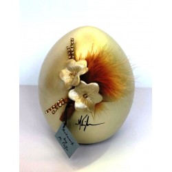 Διακοσμητικό Χειροποίητο Κεραμικό Αβγό Δ13x20εκ Ύψος