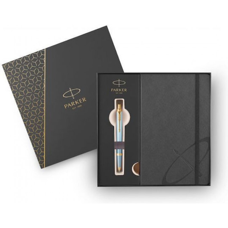 Parker IM Rituals Σετ Γραφείου με Σημειωματάριο και Στυλό Turquoise Green