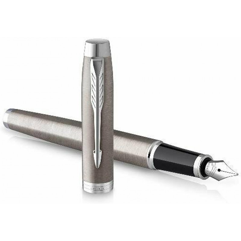 Parker IM Essential Silver CT Πένα Γραφής Medium Ασημί από Ατσάλι 