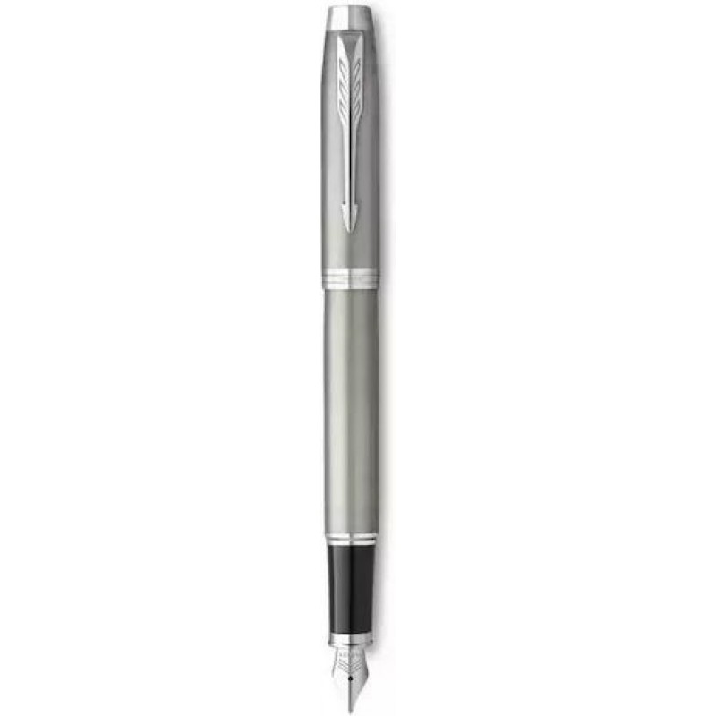 Parker IM Essential Silver CT Πένα Γραφής Medium Ασημί από Ατσάλι 