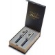 Parker Jotter Core Σετ Στυλό Ballpoint Medium με Πένα Medium από Ατσάλι Street Blue CT σε Θήκη