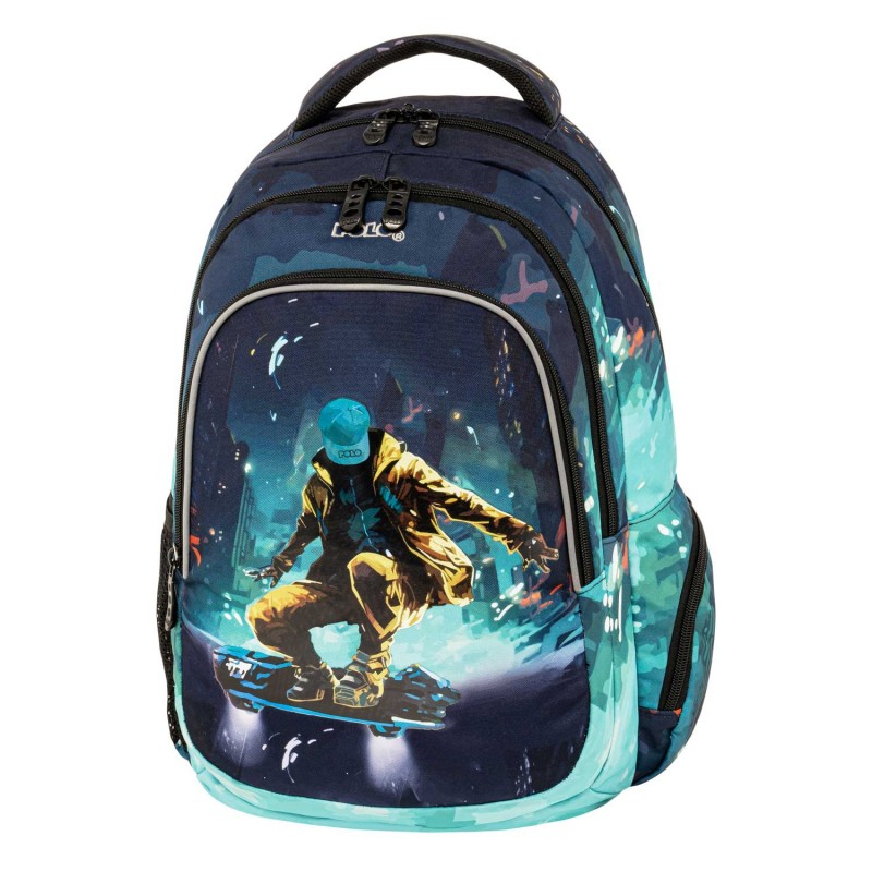 Σακίδιο Πλάτης Σχολικό Soul Skate 32x22x44Cm Polo