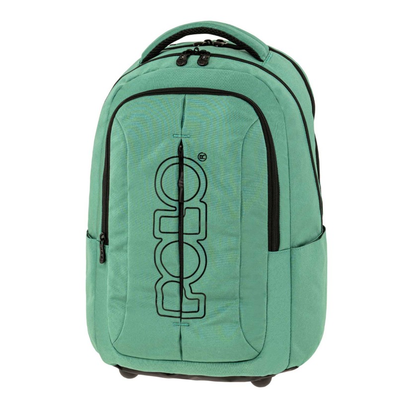 Σακίδιο Πλάτης Σχολικό Wonder Σμαραγδί 31x24x45Cm Polo