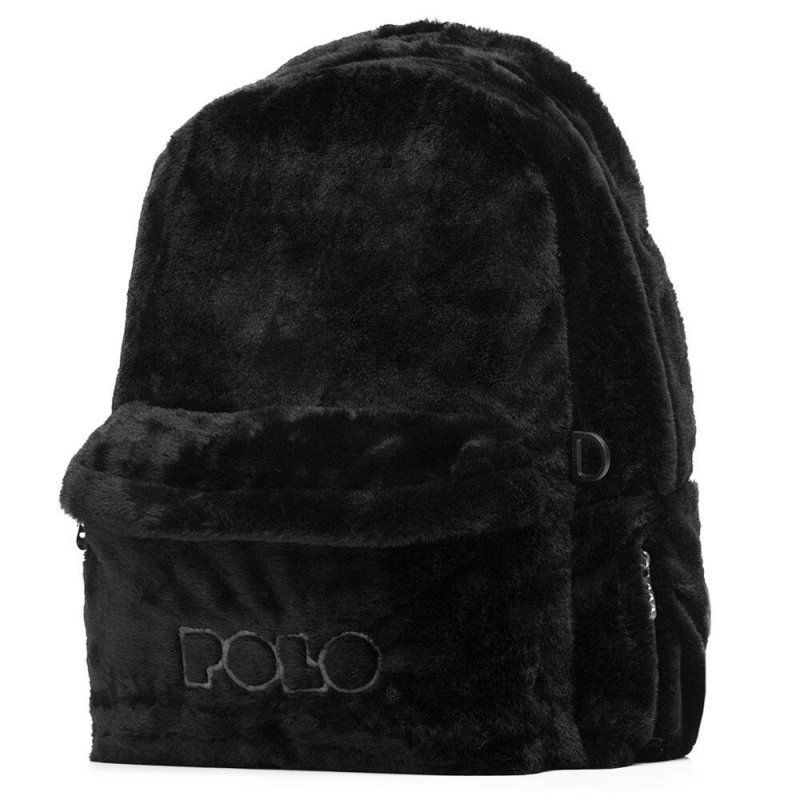 Σακίδιο Πλάτης Polo Mini Fur Μαύρο Γούνινο 2020