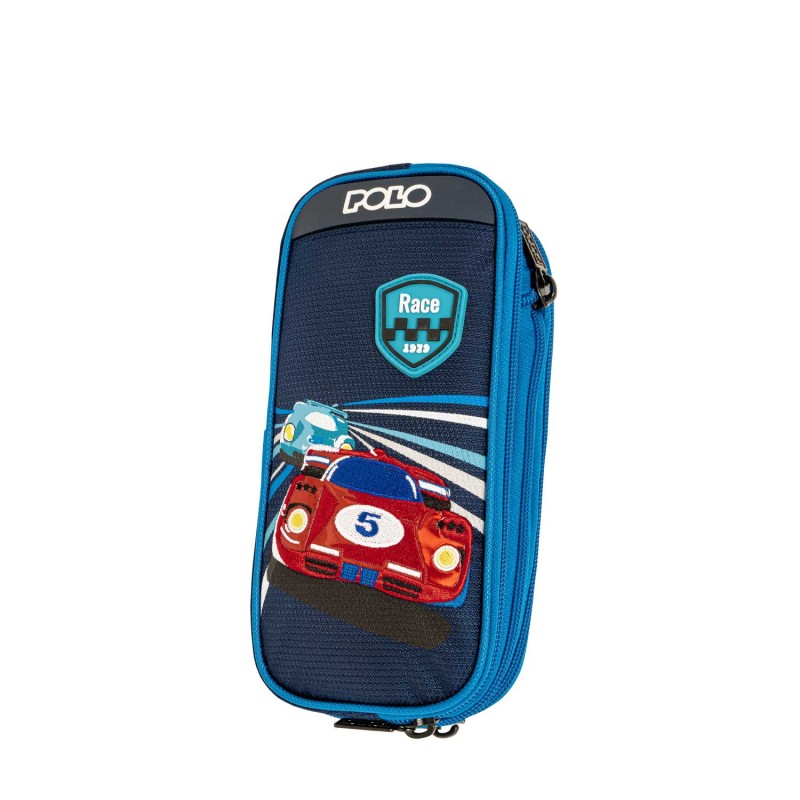 Κασετίνα Διπλή Επεκτεινόμενη Reel Race Car 21x10x10Cm Polo