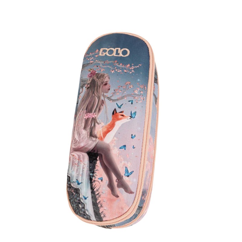 Κασετίνα Διπλή Maxxi Girl 23x7x10Cm Polo