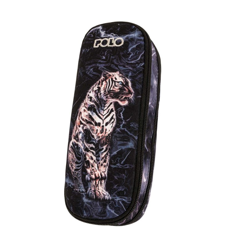 Κασετίνα Διπλή Maxxi Tiger 23x7x10Cm Polo