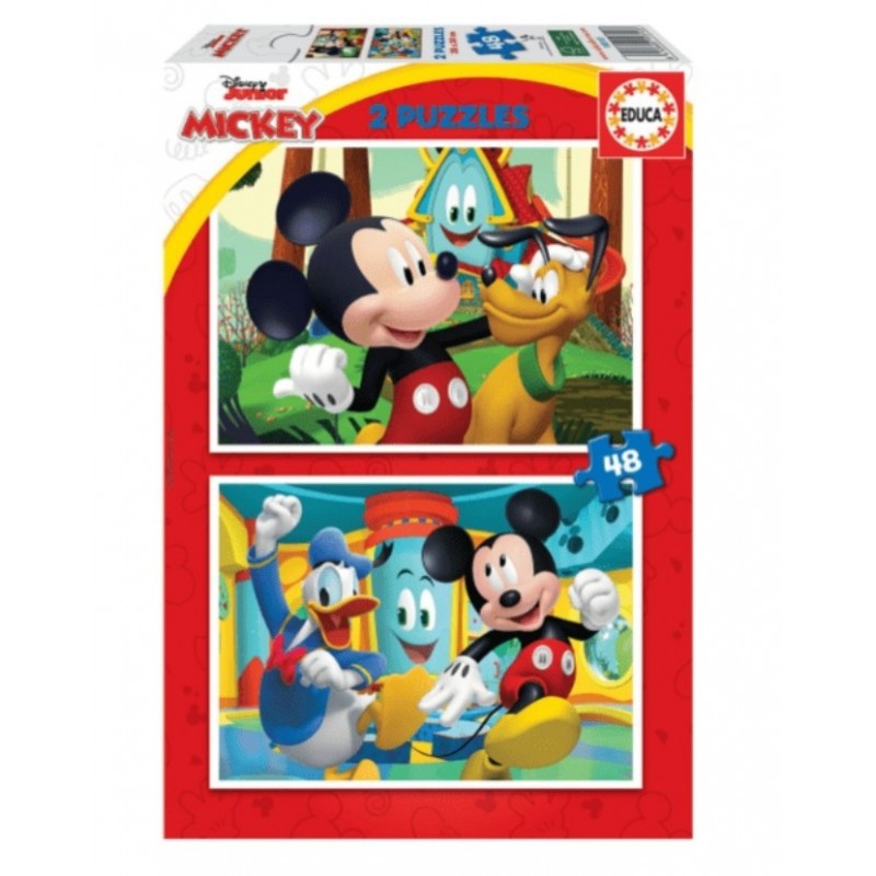Παιδικό Puzzle Mickey Mouse Fun House 48Τμχ Educa