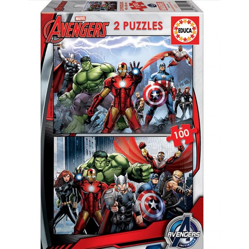 Puzzle 2x100Τμχ Avengers Educa