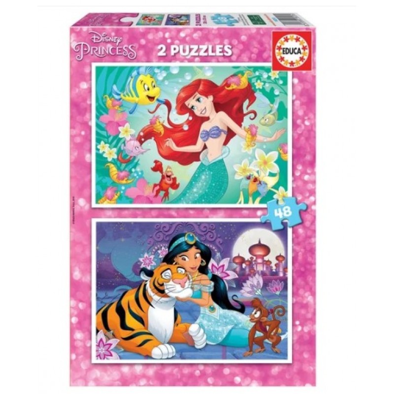 Puzzle 2x48Τμχ Ariel & Jasmin Educa