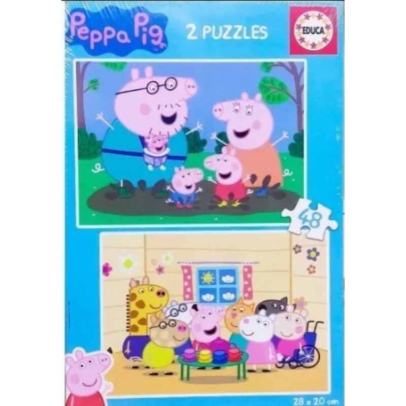 Παζλ 200 Peppa Pig 2×48Τμχ Educa