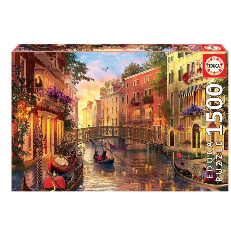 Puzzle 2D Sunset In Venice 1500Τμχ Educa