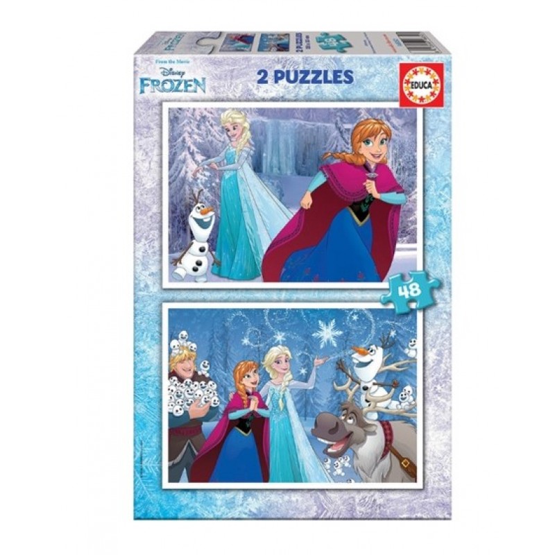 Puzzle 2x48Τμχ Frozen Educa