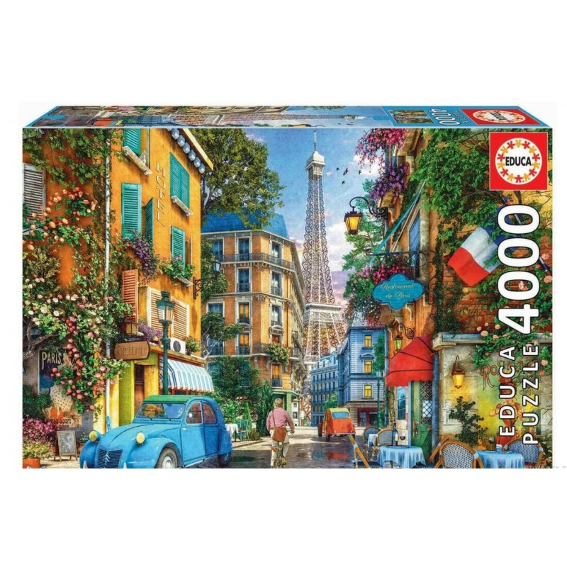 Puzzle 2D The Old Streets of Paris 4000Τμχ Educa 