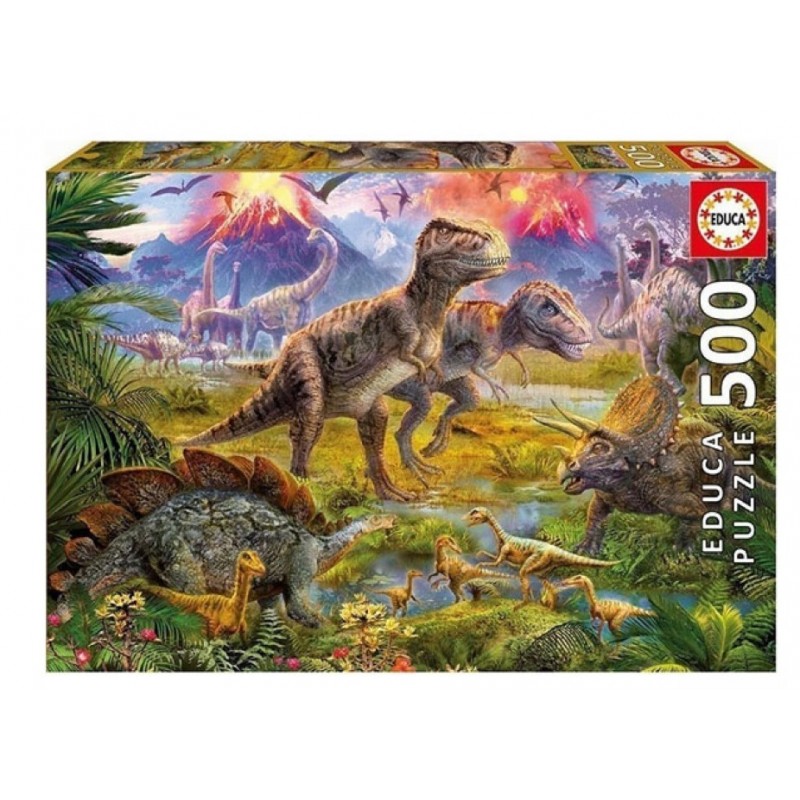 Puzzle 2D Dinosaur Gathering 500Τμχ Educa 